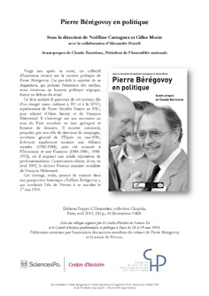 Pierre Bérégovoy en politique (document de présentation)