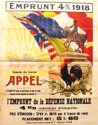 Appel pour l'emprunt de la défense nationale - Comité du Loiret (1918)