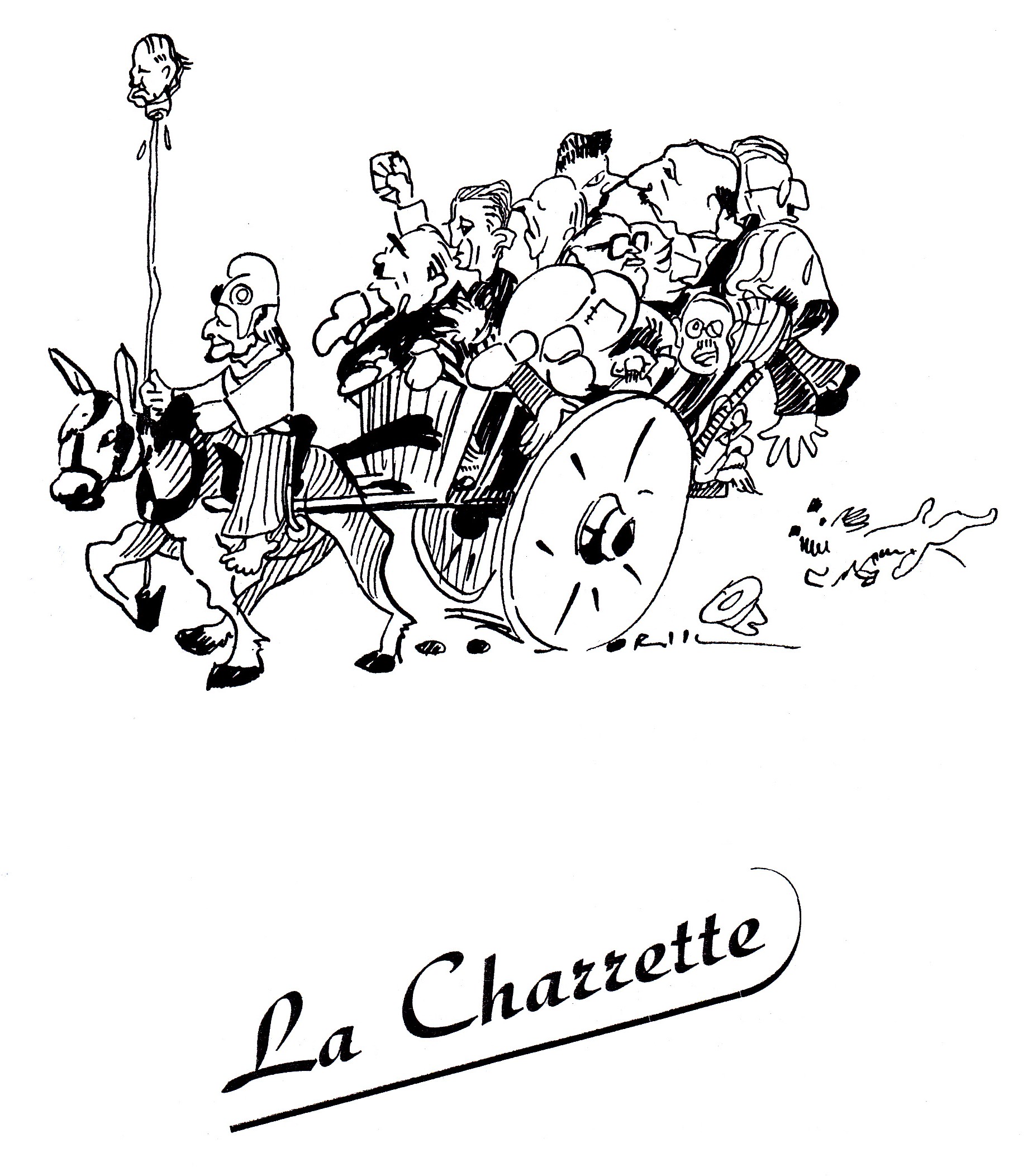 La Charrette par Reeb 1949